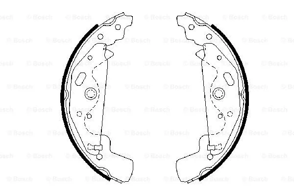 Brake Shoe Set (0 986 487 643)