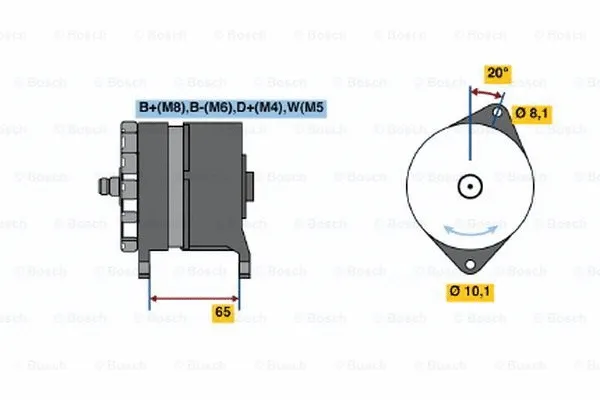 Alternator (0 120 468 140)