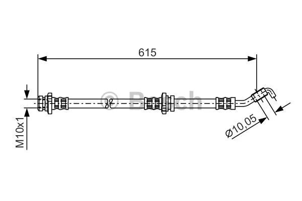 Brake Hose (1 987 476 363)