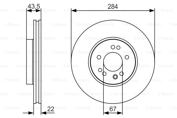 Brake Disc (0 986 479 S15)