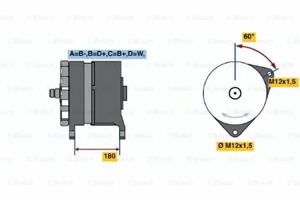 Alternator (0 120 689 504)