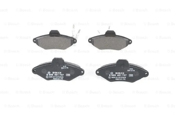 Brake Pad Set, disc brake (0 986 461 757)