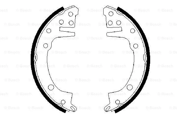 Brake Shoe Set (0 986 487 059)