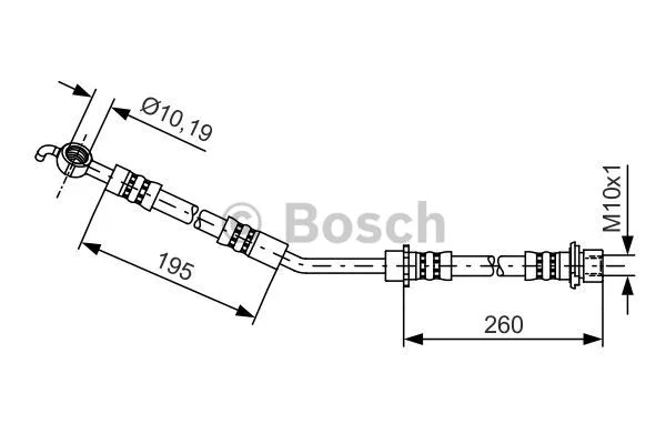 Brake Hose (1 987 481 407)