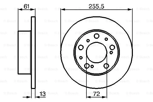 Brake Disc (0 986 478 067)