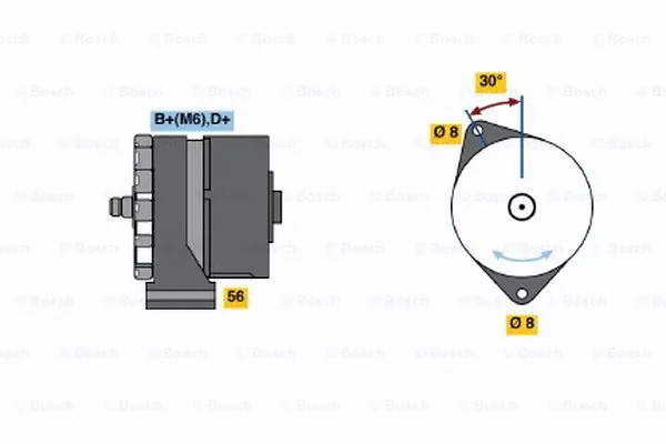 Alternator (0 120 489 030)