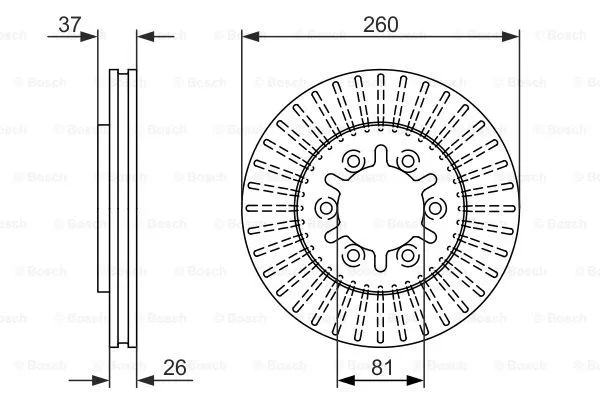 Brake Disc (0 986 479 605)