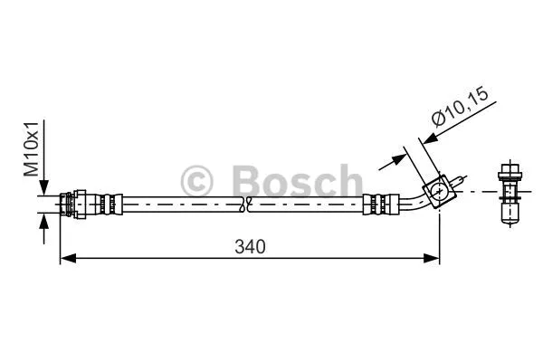 Brake Hose (1 987 481 423)
