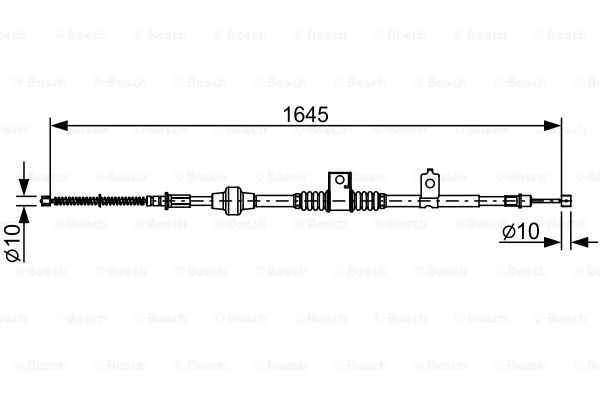 Cable Pull, parking brake (1 987 482 517)