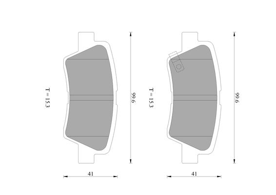 Brake Pad Set, disc brake (0 986 AB1 157)
