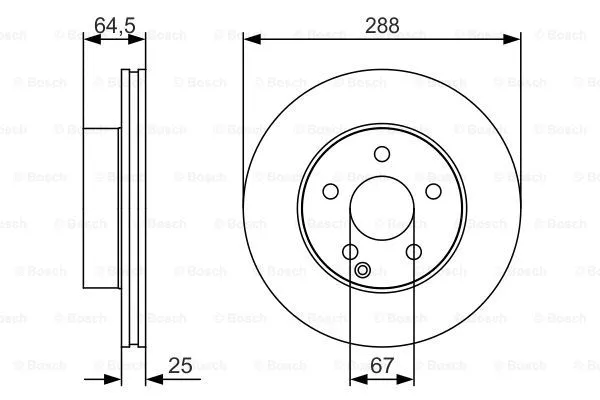 Brake Disc (0 986 479 S83)