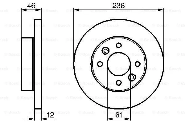 Brake Disc (0 986 478 274)