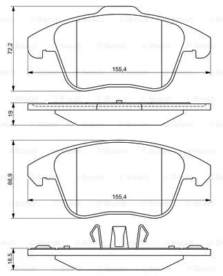Brake Pad Set, disc brake