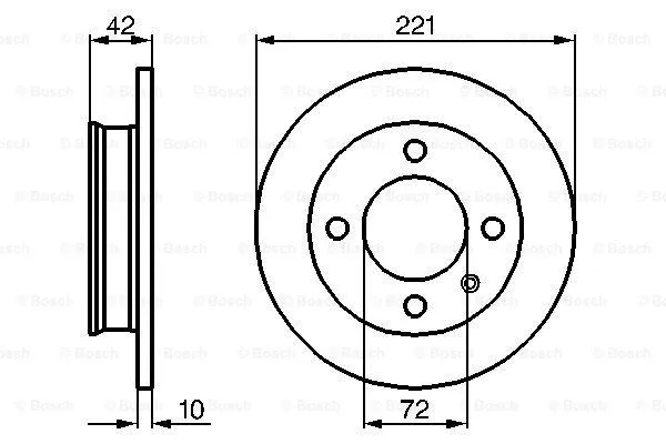 Brake Disc (0 986 478 068)