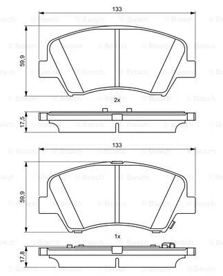Brake Pad Set, disc brake