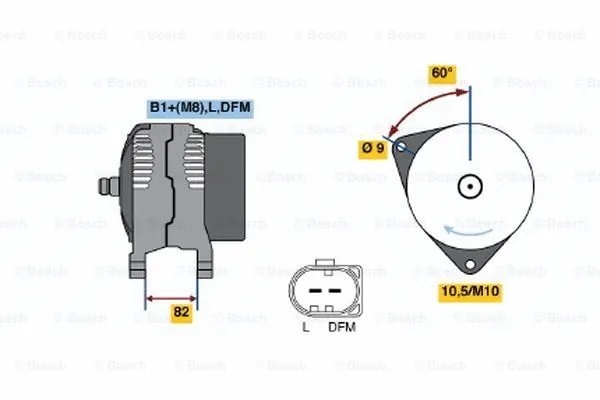 Alternator (0 124 515 058)