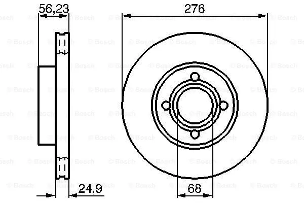 Brake Disc (0 986 478 137)