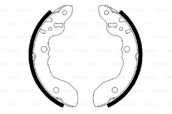 Brake Shoe Set (0 986 487 490)