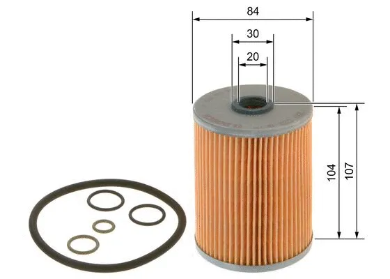 Filter, operating hydraulics