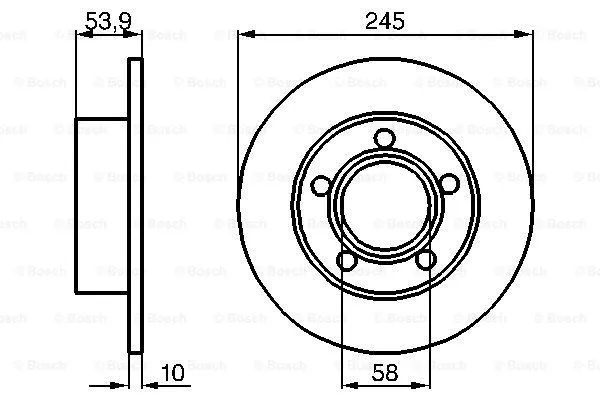 Brake Disc (0 986 478 461)
