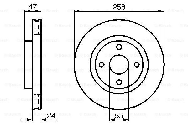 Brake Disc (0 986 478 989)