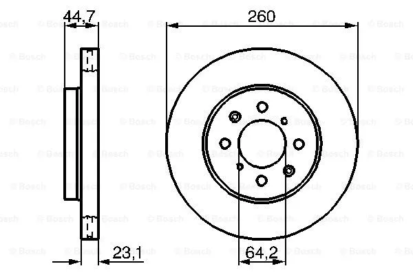 Brake Disc (0 986 479 226)