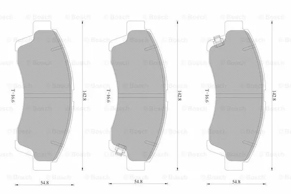 Brake Pad Set, disc brake (0 986 AB1 965)