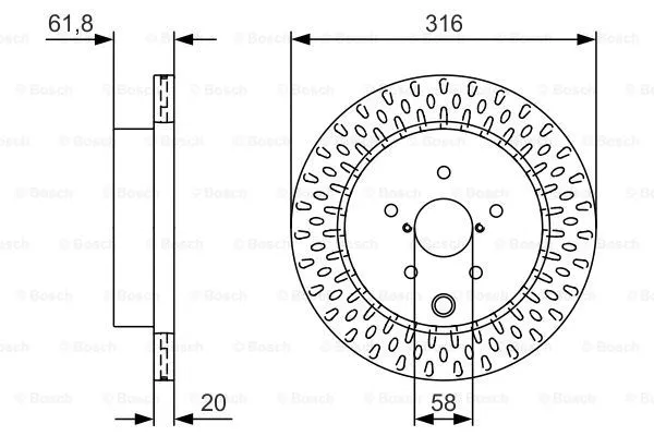 Brake Disc (0 986 479 V05)