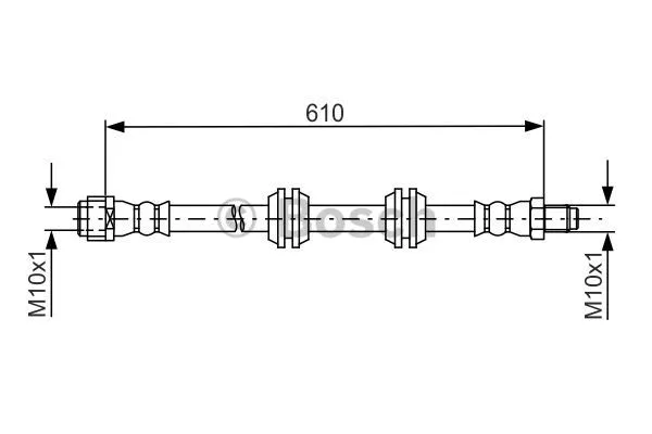 Brake Hose (1 987 481 744)
