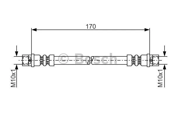 Brake Hose (1 987 476 010)