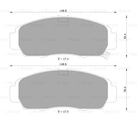 Brake Pad Set, disc brake (0 986 505 404)