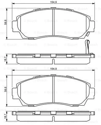 Brake Pad Set, disc brake