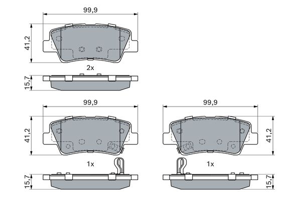 Brake Pad Set, disc brake