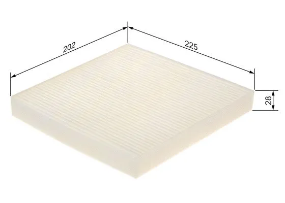Filter, cabin air (1 987 435 133)