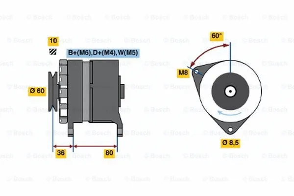 Alternator (0 120 489 347)