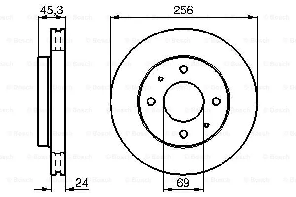 Brake Disc (0 986 478 652)