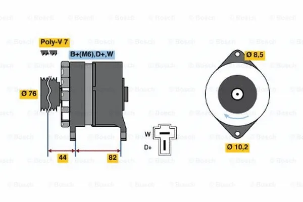 Alternator (9 120 335 003)