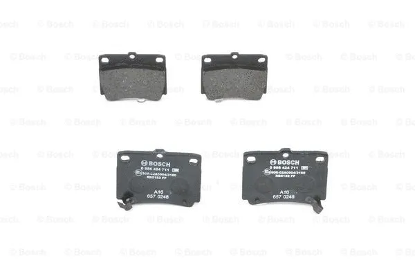 Brake Pad Set, disc brake (0 986 424 711)