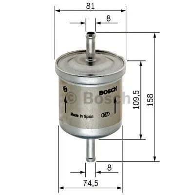 Fuel Filter (0 450 905 030)
