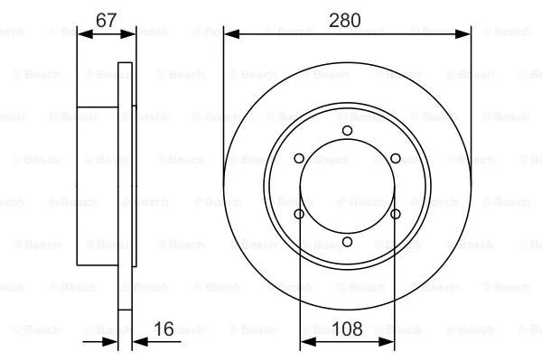 Brake Disc (0 986 479 A94)