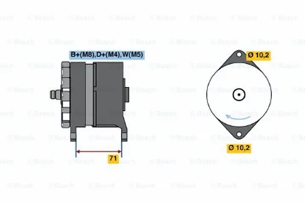 Alternator (0 120 468 124)