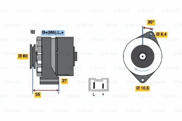 Alternator (0 986 034 761)