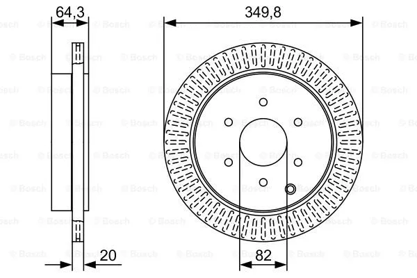 Brake Disc (0 986 479 W46)