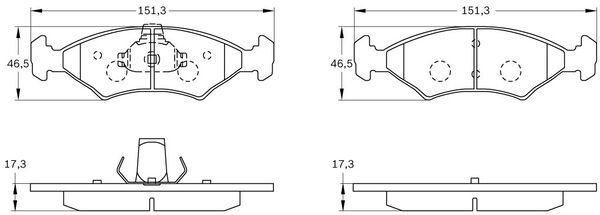 Brake Pad Set, disc brake
