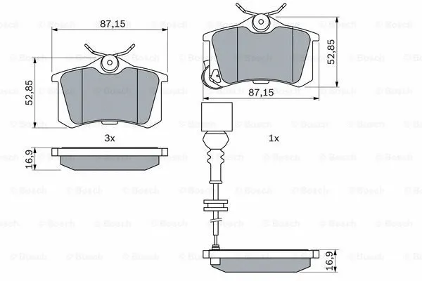 Brake Pad Set, disc brake