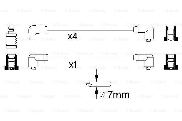 Ignition Cable Kit (0 986 356 797)
