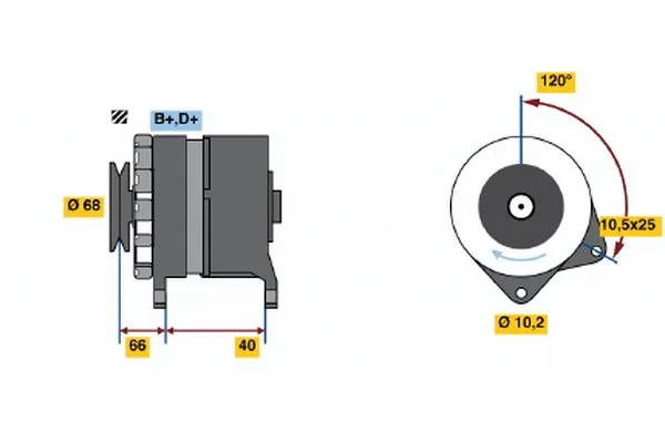 Alternator (9 120 144 280)