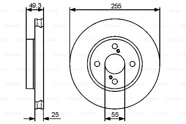 Brake Disc (0 986 479 422)