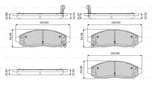Brake Pad Set, disc brake (F 03B 050 138)