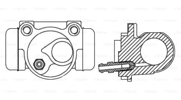 Wheel Brake Cylinder (0 986 475 637)